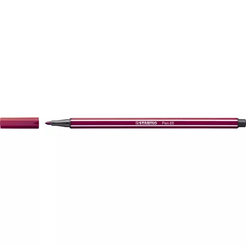 Rostirón, 1 mm, STABILO "Pen 68", bíborvörös