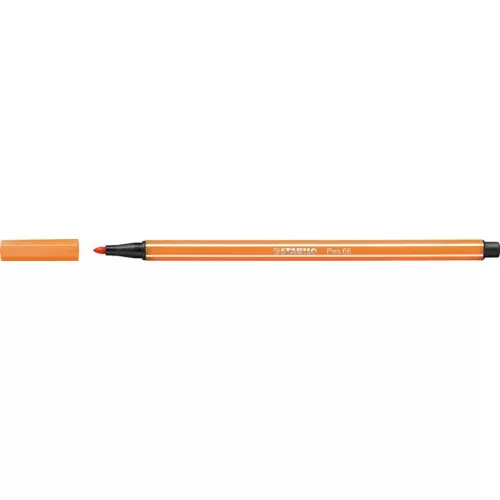 Rostirón, 1 mm, STABILO "Pen 68", halvány narancssárga