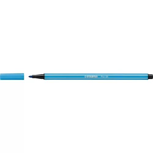 Rostirón, 1 mm, STABILO "Pen 68", világoskék