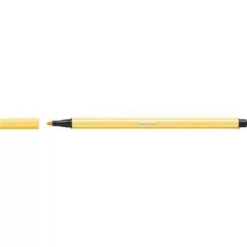 Rostirón, 1 mm, STABILO "Pen 68", sárga