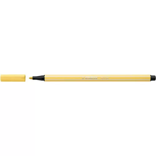 Rostirón, 1 mm, STABILO "Pen 68", világossárga
