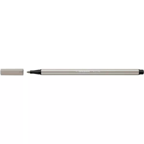 Rostirón, 1 mm, STABILO "Pen 68", melegszürke