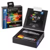 Ecsetirón készlet, STAEDTLER "Pigment brush 371", 24 különböző szín