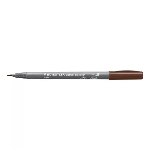 Ecsetirón készlet, STAEDTLER "Pigment brush 371", 24 különböző szín