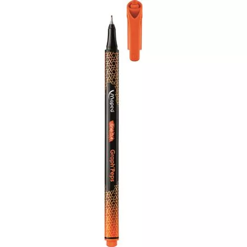 Kalligrafikus készlet, 22 darabos, MAPED "Lettering Set", 6 szövegkiemelő + 16 tűfilc különböző színekben