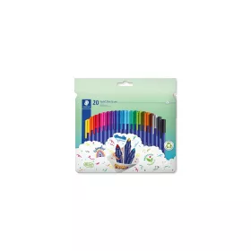   Rostirón készlet, 1 mm, STAEDTLER "Triplus 323", 20 különböző szín