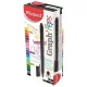 Tűfilc, 0,4 mm, MAPED "Graph'Peps", fekete