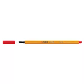 Tűfilc, 0,4 mm, STABILO "Point 88", piros
