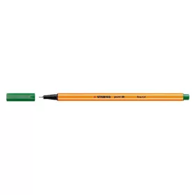Tűfilc, 0,4 mm, STABILO "Point 88", zöld