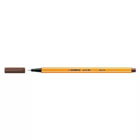 Tűfilc, 0,4 mm, STABILO "Point 88", barna