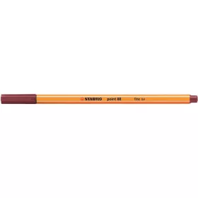 Tűfilc, 0,4 mm, STABILO "Point 88", bíborvörös
