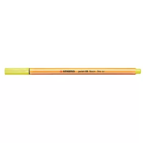 Tűfilc, 0,4 mm, STABILO "Point 88", neon sárga