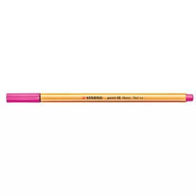   Tűfilc, 0,4 mm, STABILO "Point 88", neon rózsaszín