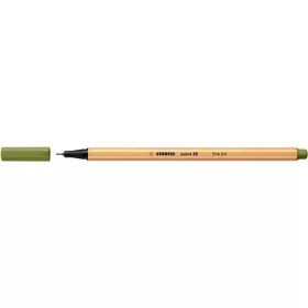 Tűfilc, 0,4 mm, STABILO "Point 88", sárzöld