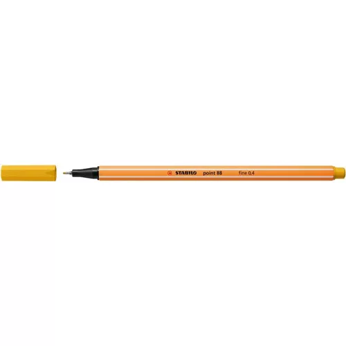 Tűfilc, 0,4 mm, STABILO "Point 88", curry