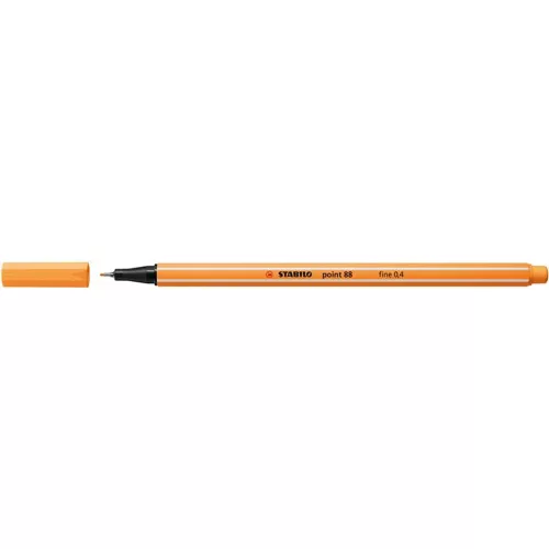 Tűfilc, 0,4 mm, STABILO "Point 88", papaya