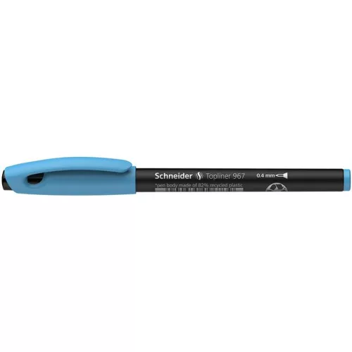 Tűfilc, 0,4 mm, SCHNEIDER "Topliner 967", türkiz