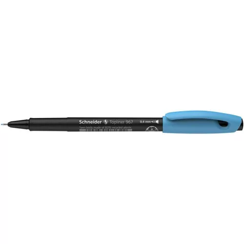 Tűfilc, 0,4 mm, SCHNEIDER "Topliner 967", türkiz