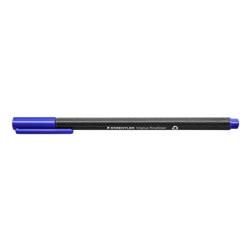 Tűfilc, 0,3 mm, STAEDTLER "Triplus 334", kék