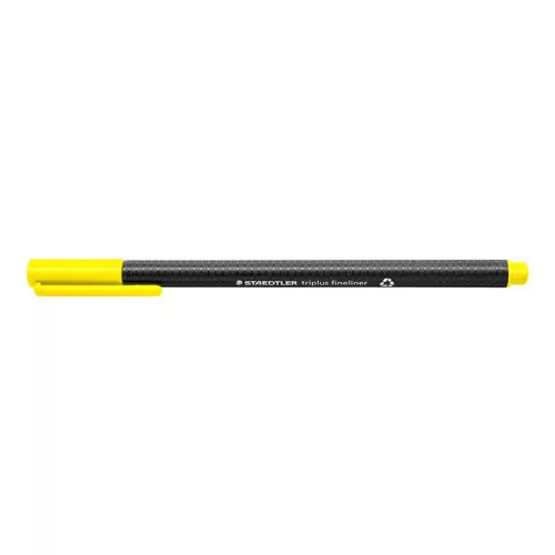 Tűfilc, 0,3 mm, STAEDTLER "Triplus 334", sárga