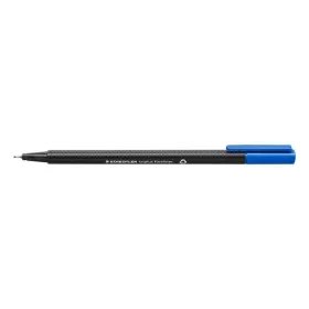   Tűfilc, 0,3 mm, STAEDTLER "Triplus 334", ciánkék