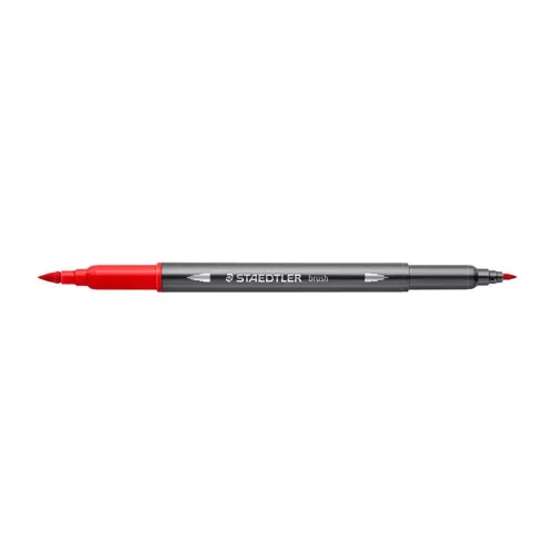 Ecsetirón készlet, 0,5-0,8/1,0-6,0 mm, kétvégű, STAEDTLER "3001", 36 szín