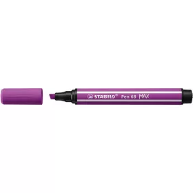   Rostirón, 1-5 mm, vágott hegy, STABILO "Pen 68 MAX", lila