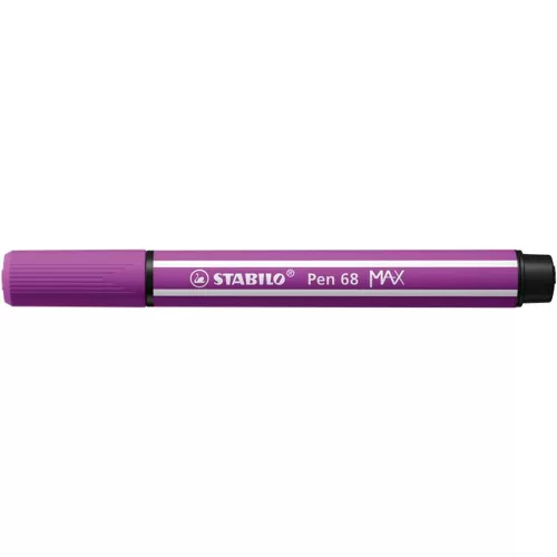 Rostirón, 1-5 mm, vágott hegy, STABILO "Pen 68 MAX", lila