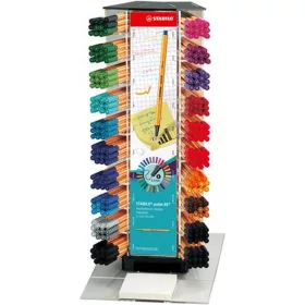   Tűfilc display, 0,4 mm, STABILO "Point 88", vegyes színek - 240db