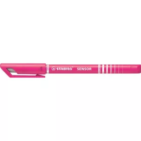 Tűfilc, 0,3 mm, STABILO "Sensor", rózsaszín