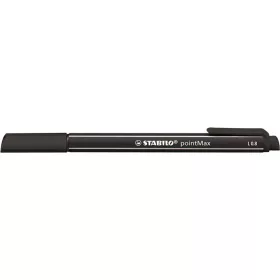 Rostirón, 0,8 mm, STABILO "Point Max", fekete