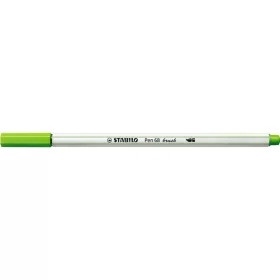 Ecsetirón, STABILO "Pen 68 brush", fűzöld