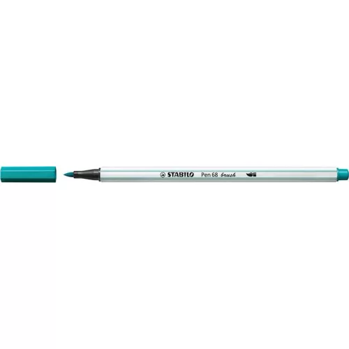 Ecsetirón, STABILO "Pen 68 brush", türkizkék