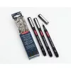 Tűfilc szett, 0,1/ 0,3/0,5 mm, DERWENT "Line Marker", fekete