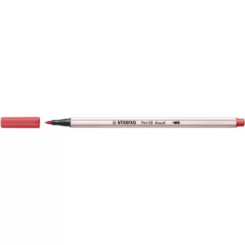 Ecsetirón, STABILO "Pen 68 brush", rozsdavörös
