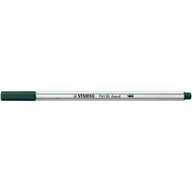 Ecsetirón, STABILO "Pen 68 brush", földeszöld