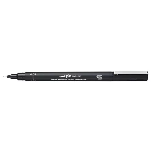 Rajzmarker, 0,03 mm, UNI PIN, fekete