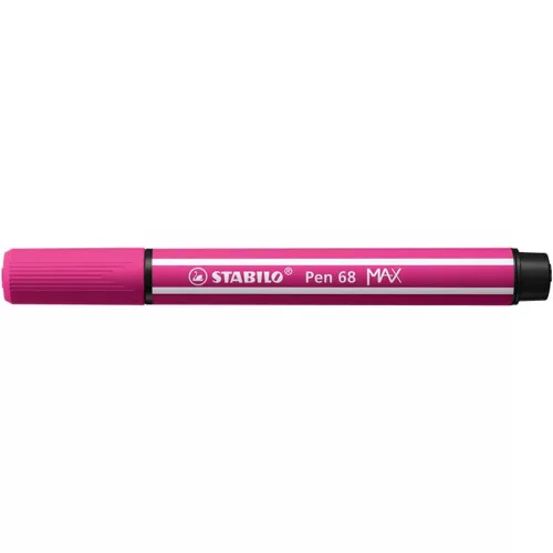 Rostirón, 1-5 mm, vágott hegy, STABILO "Pen 68 MAX", pink