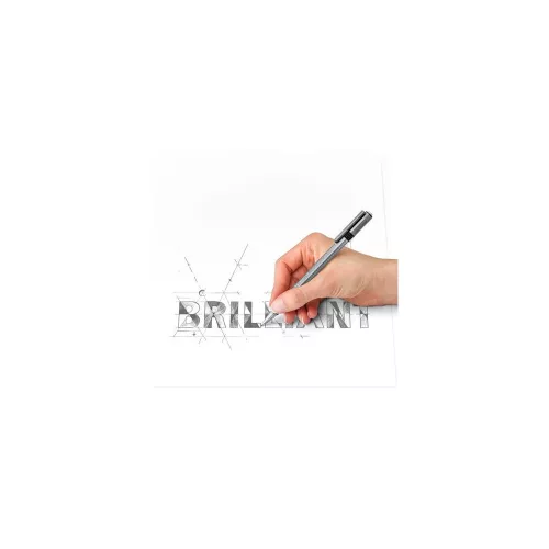 Nyomósirón, 0,7 mm, STAEDTLER "Triplus Micro 774", szürke