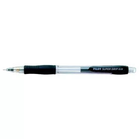 Nyomósirón, 0,5 mm, PILOT "SuperGrip", fekete
