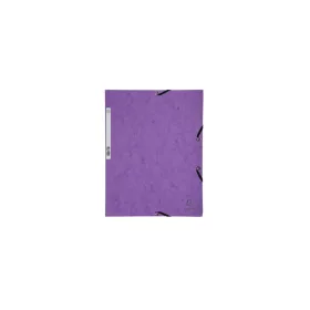 Gumis mappa, prespán, A4, EXACOMPTA, lila