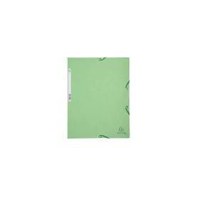 Gumis mappa, prespán, A4, EXACOMPTA, lágy zöld
