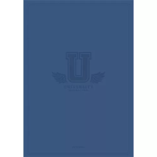 Füzet, tűzött, A4, kockás, 60 lap, SHKOLYARYK "University International", vegyes