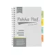 Spirálfüzet, B5, PUKKA PAD "Study book", szürke