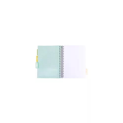 Spirálfüzet, B5, PUKKA PAD "Study book", szürke