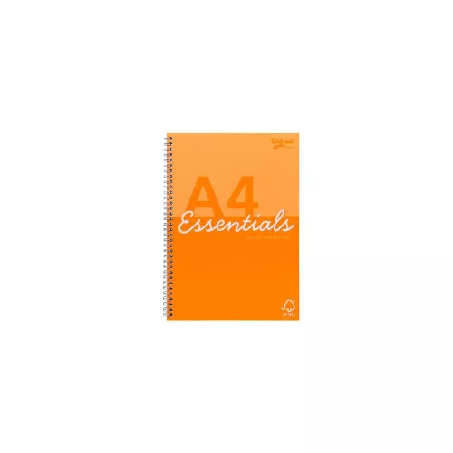 Spirálfüzet, A4, vonalas, 80 lap, PUKKA PAD "Unipad Essentials Jotta", vegyes