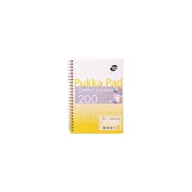   Spirálfüzet, A5, vonalas, 100 lap, PUKKA PAD "Irlen Jotta Gold"