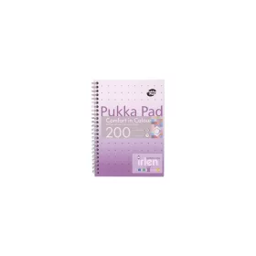   Spirálfüzet, A5, vonalas, 100 lap, PUKKA PAD "Irlen Jotta Lavender"