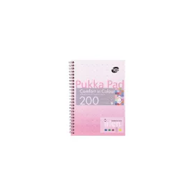   Spirálfüzet, A5, vonalas, 100 lap, PUKKA PAD "Irlen Jotta Rose"