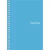 Spirálfüzet, A6, kockás, 80 lap, PP borító, SHKOLYARYK "Genius", vegyes
